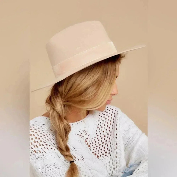 COPY - Lack Of Color Anthropologie Benson Creme/Neutral Tri Hat small main image 14